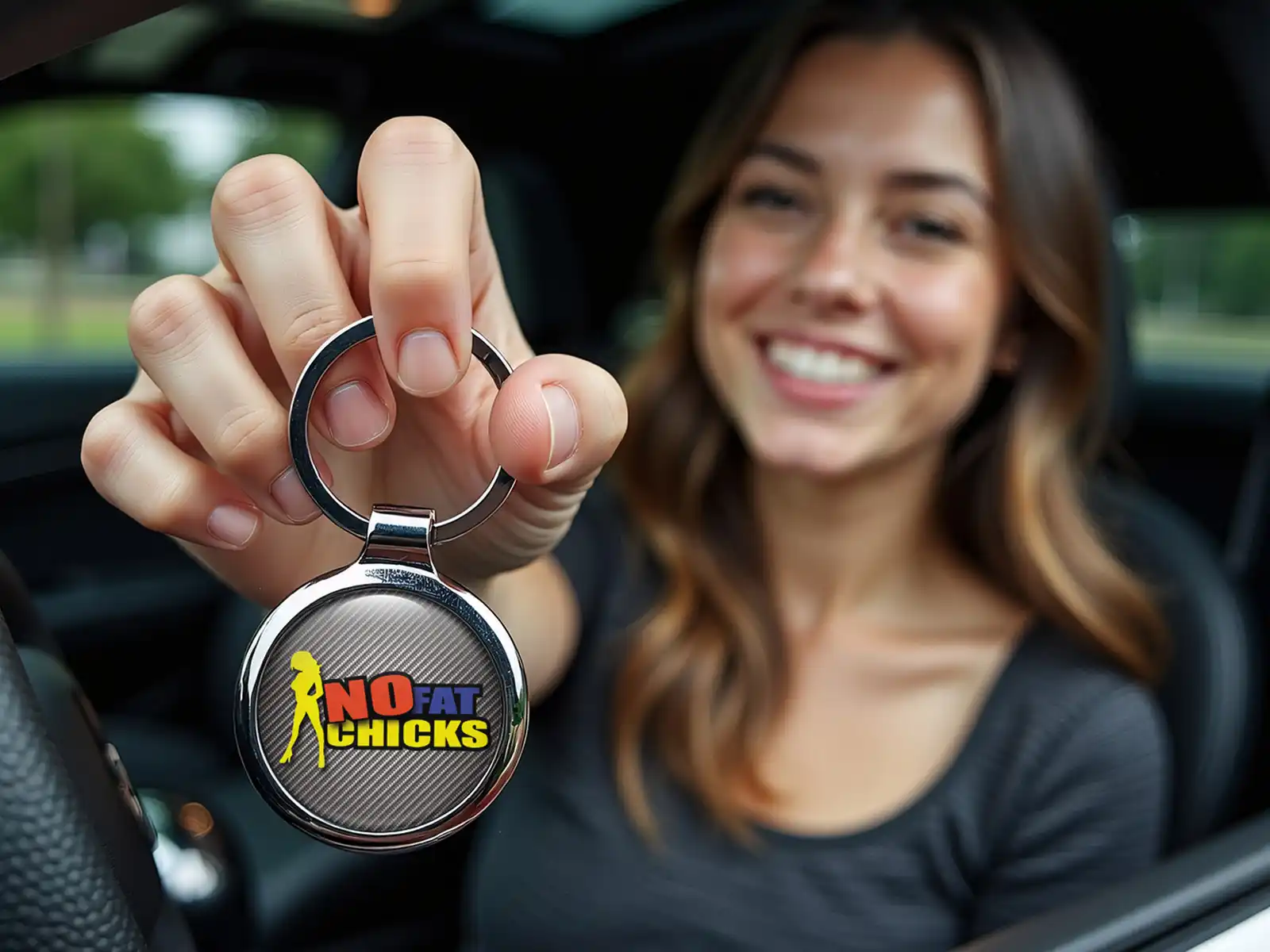 Personalized Cool Keychains Steel Design